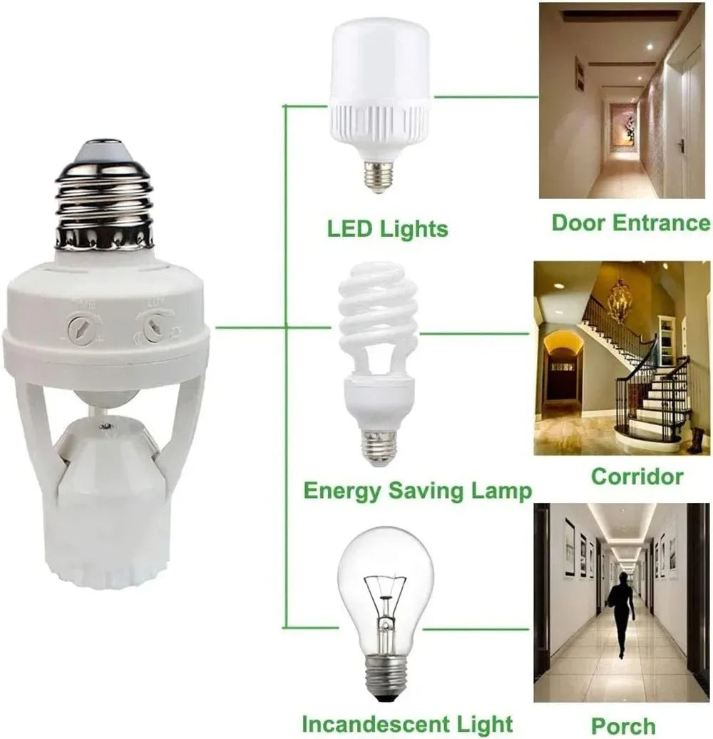 Motion Sensor Light Socket Only Holder