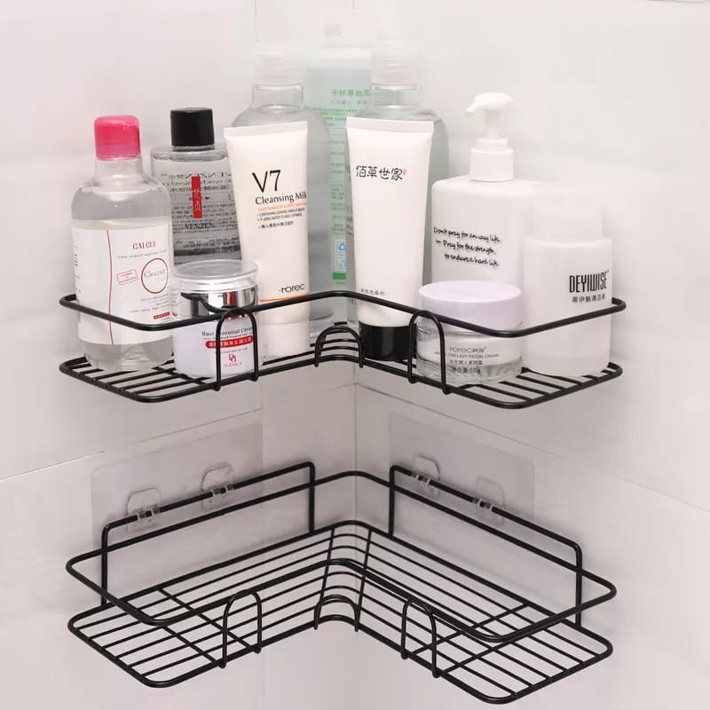 1pc Iron Bathroom Shelf