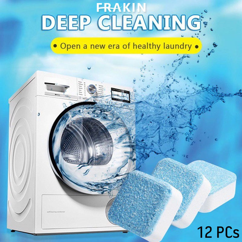 12Pcs Washing Machine Cleaning Tablet