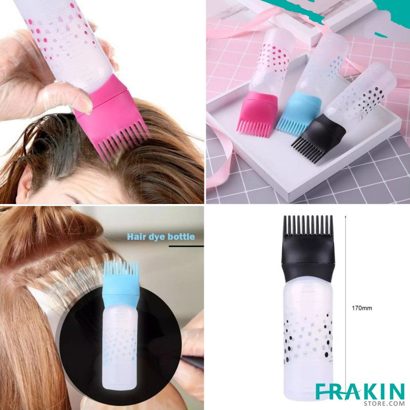 Hair Oil Comb Bottle