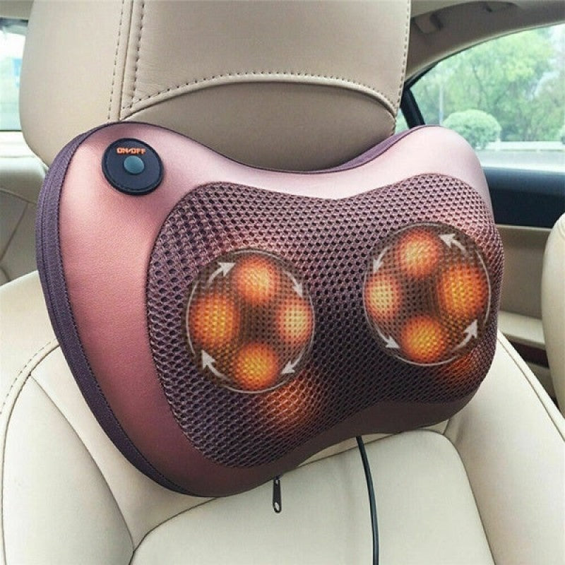 Electric Lumbar Neck Back Massage Pillow Massager