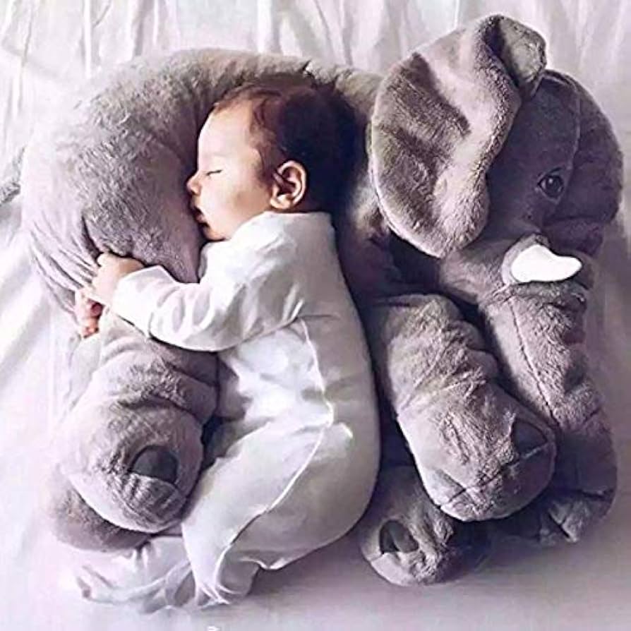Elephant Stuffed Toy Animal Cushion (Random Color)
