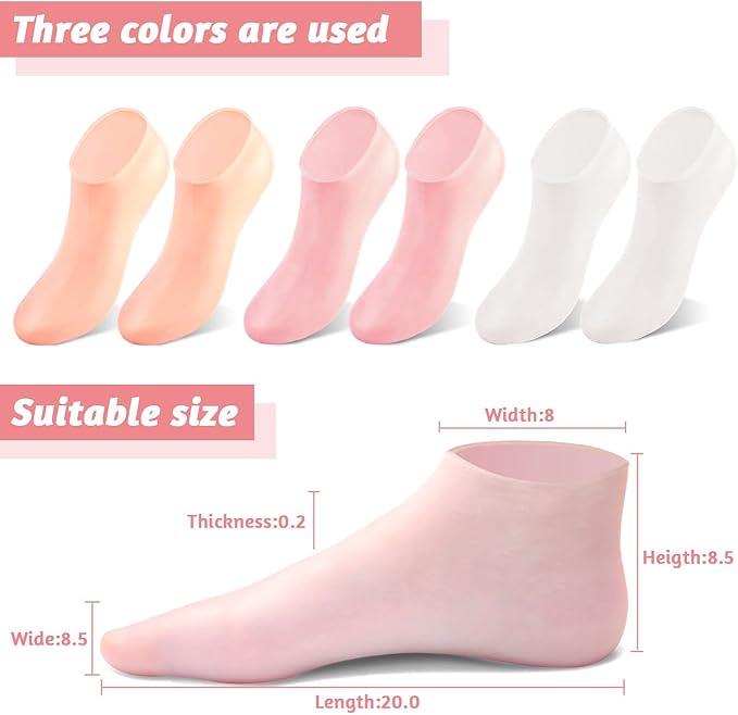 Full Silicone Socks Pair