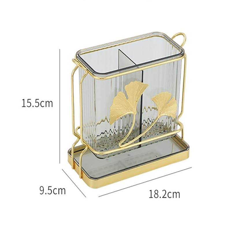 Luxury Glass Cutlery Holder