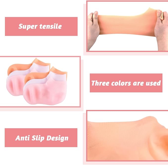 Full Silicone Socks Pair