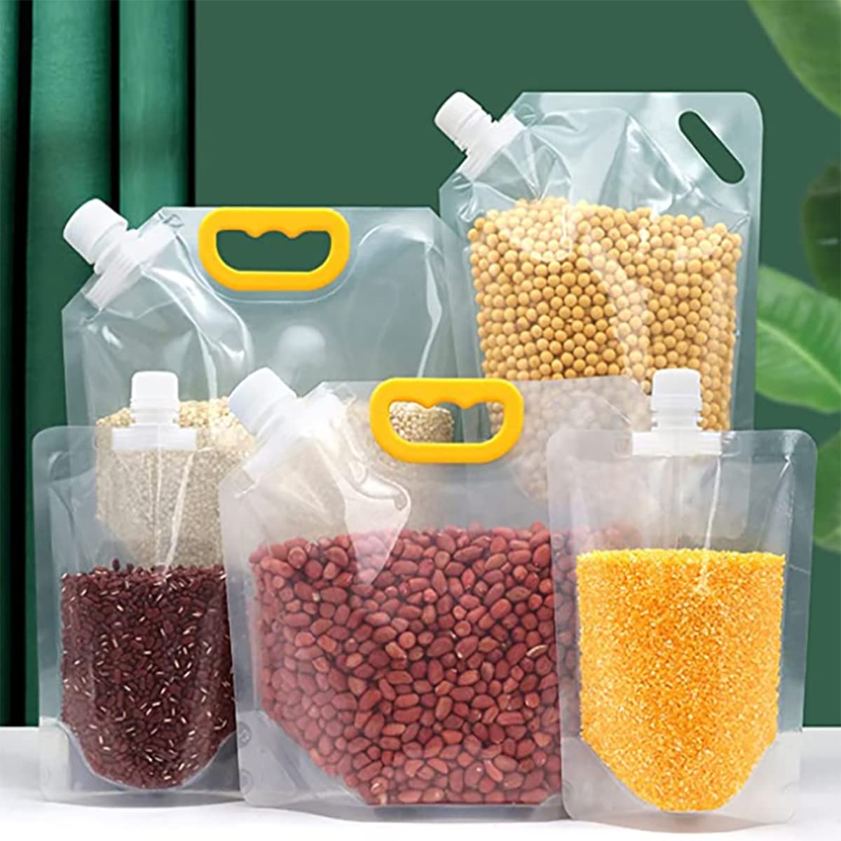 2Pcs Grain Storage Sealed Bag (10 & 5 Pound)