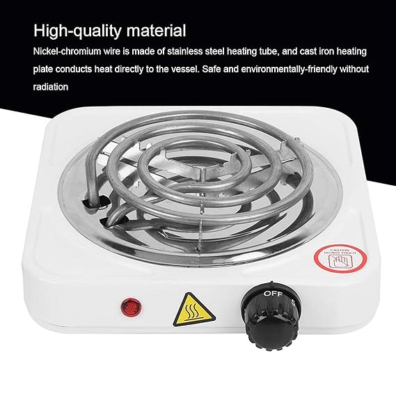 Mini Electric Stove, High Thermal Efficiency 1000W