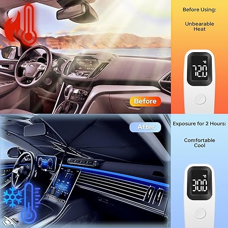 Car Windshield Sun Shade Protector