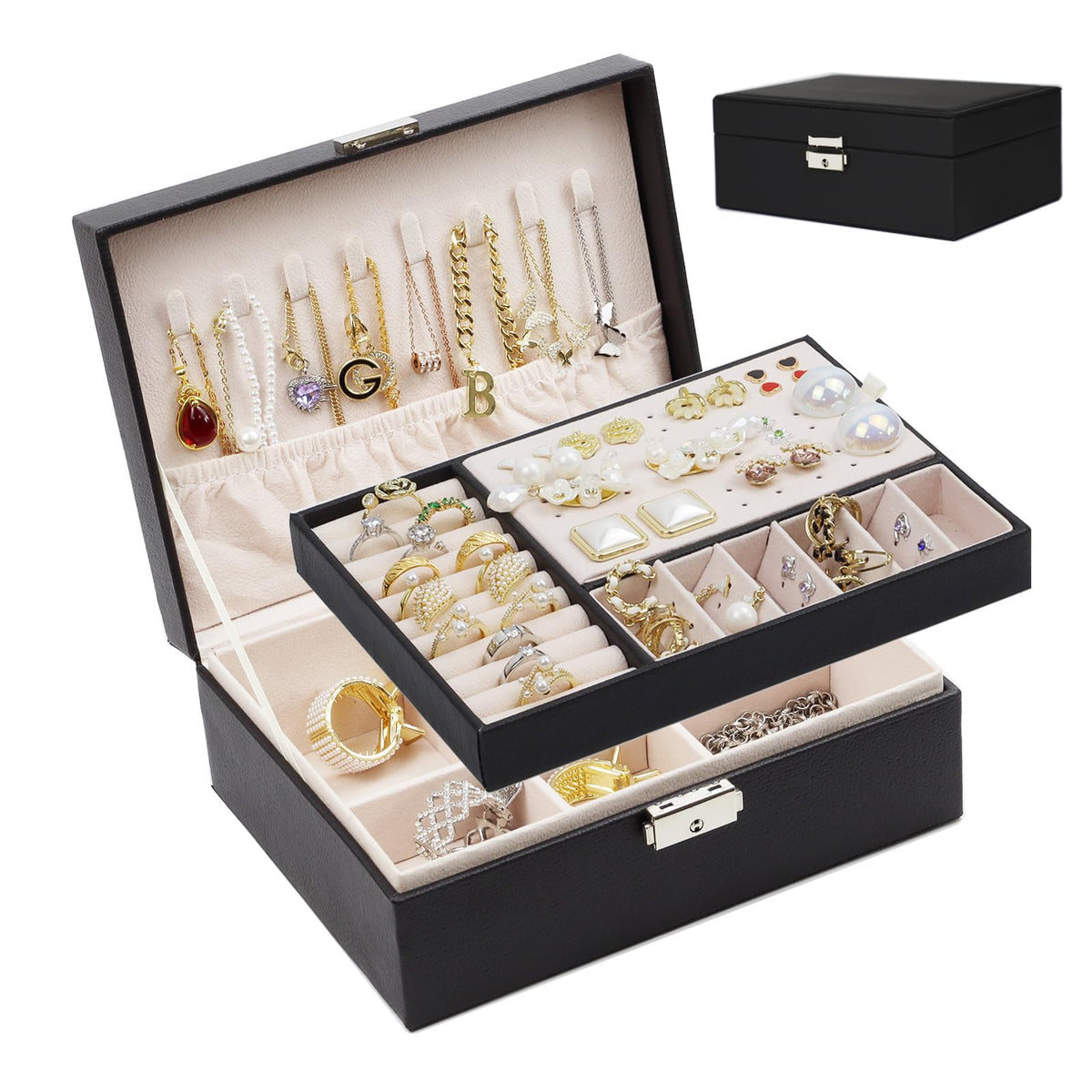 2L Leather Jewellery Organizer