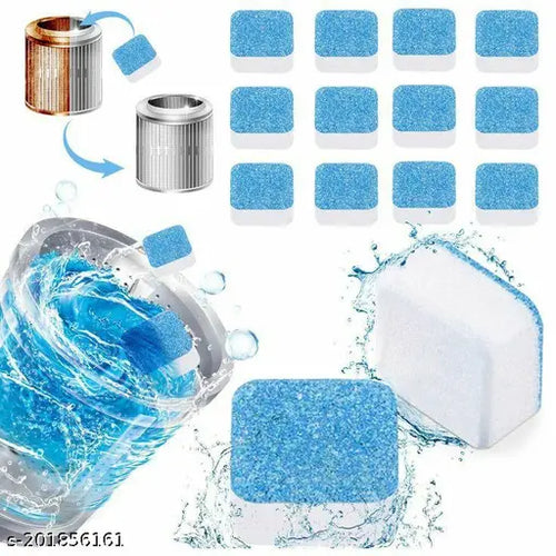12Pcs Washing Machine Cleaning Tablet