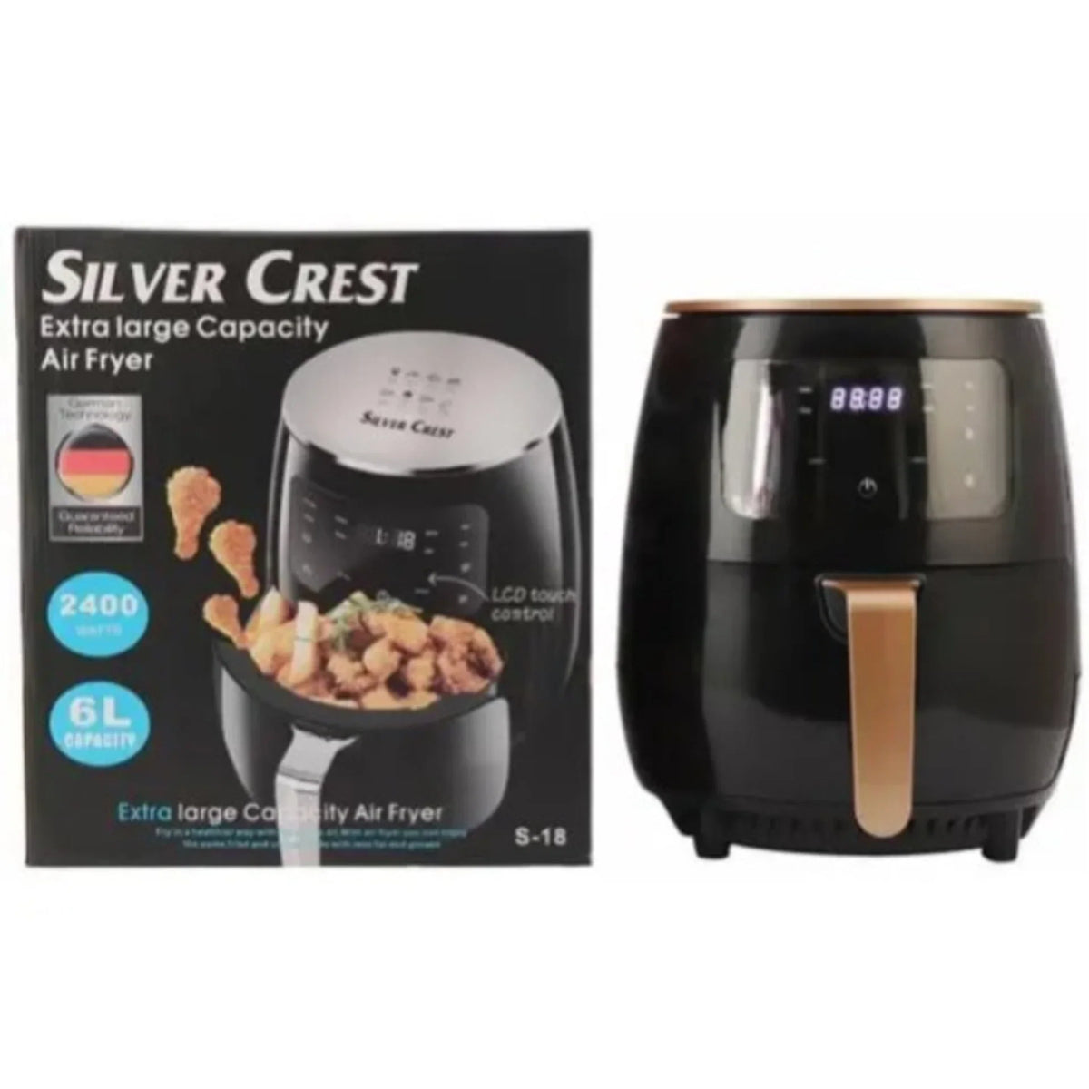 Air Fryer 6L Silver Crest Electric