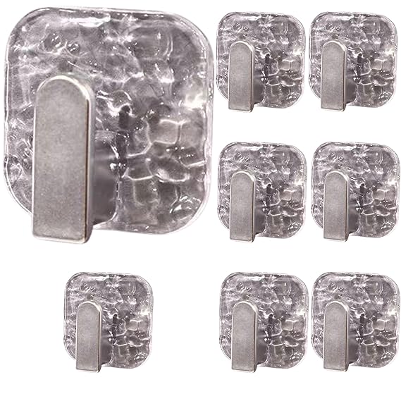 2Pcs Strong Crystal Design Hooks