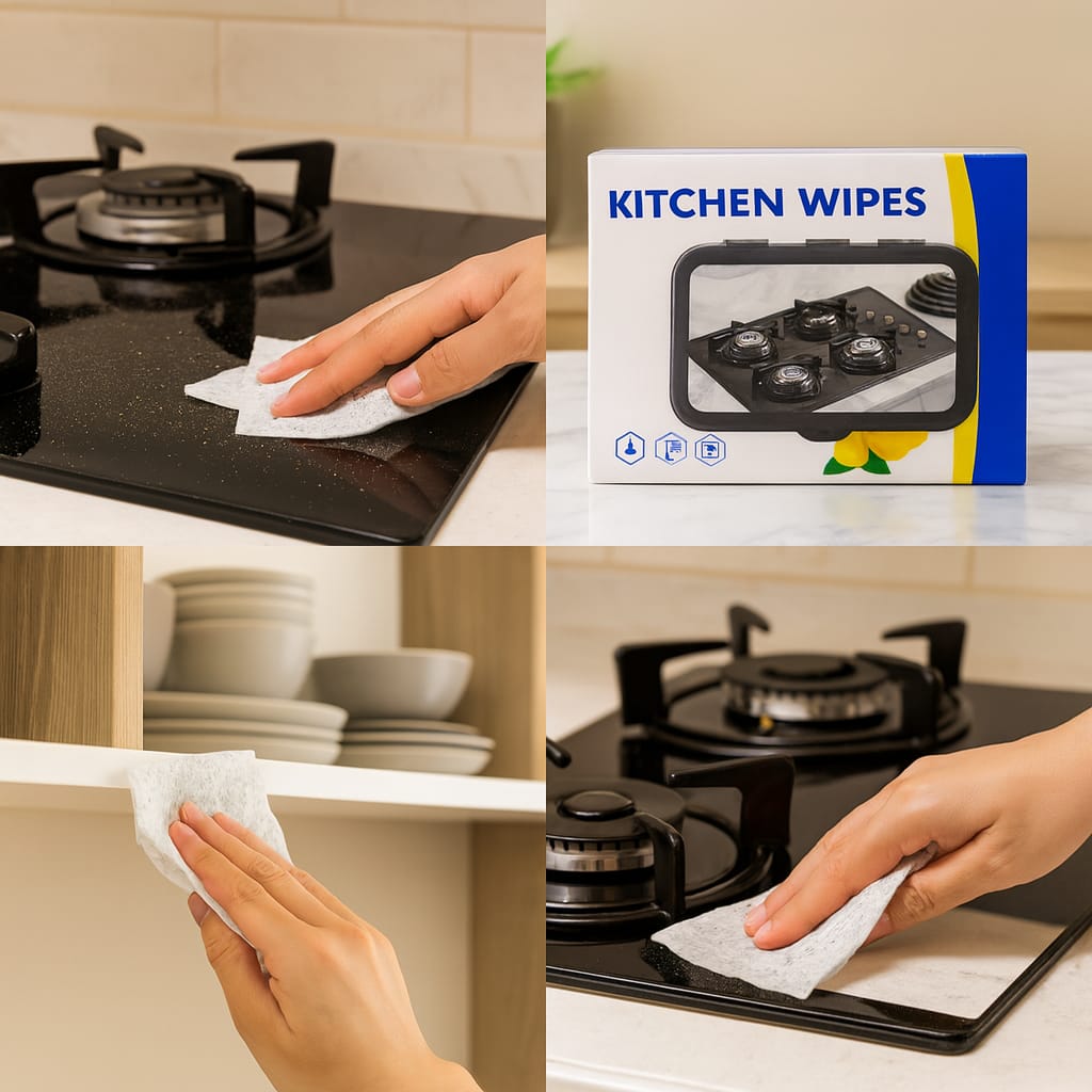 Kitchen Cleaning Wipes  (Pack of 40)