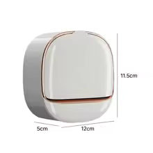 Bathroom Drain Soap Box Wall Mounted ABS Soap Box with Lid