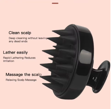 hampoo Brush Hair Wash Brush Hair scalp Massage Brush Silicone Head Anti Dandruff Haircare Massager