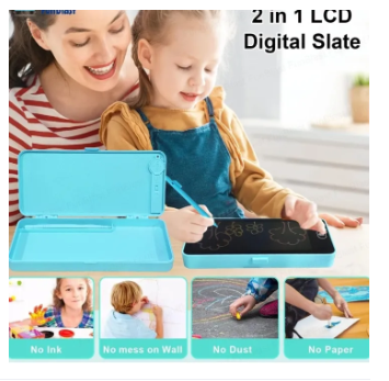 Kids Writing Pad with Pencil Box