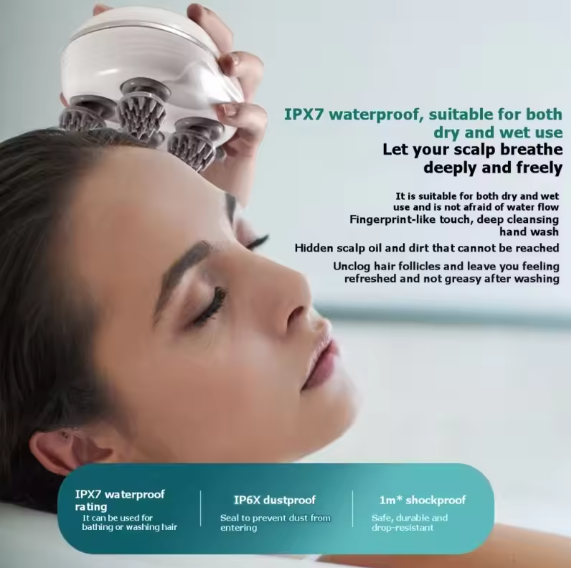 For Mini For Smart Scalp Massager With Red Light Therapy