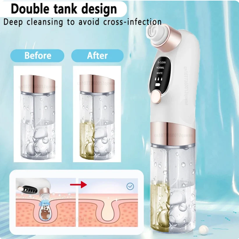 Black & White Head Remover With Vacuum