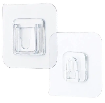 10 Pair Double-Sided Adhesive Hooks