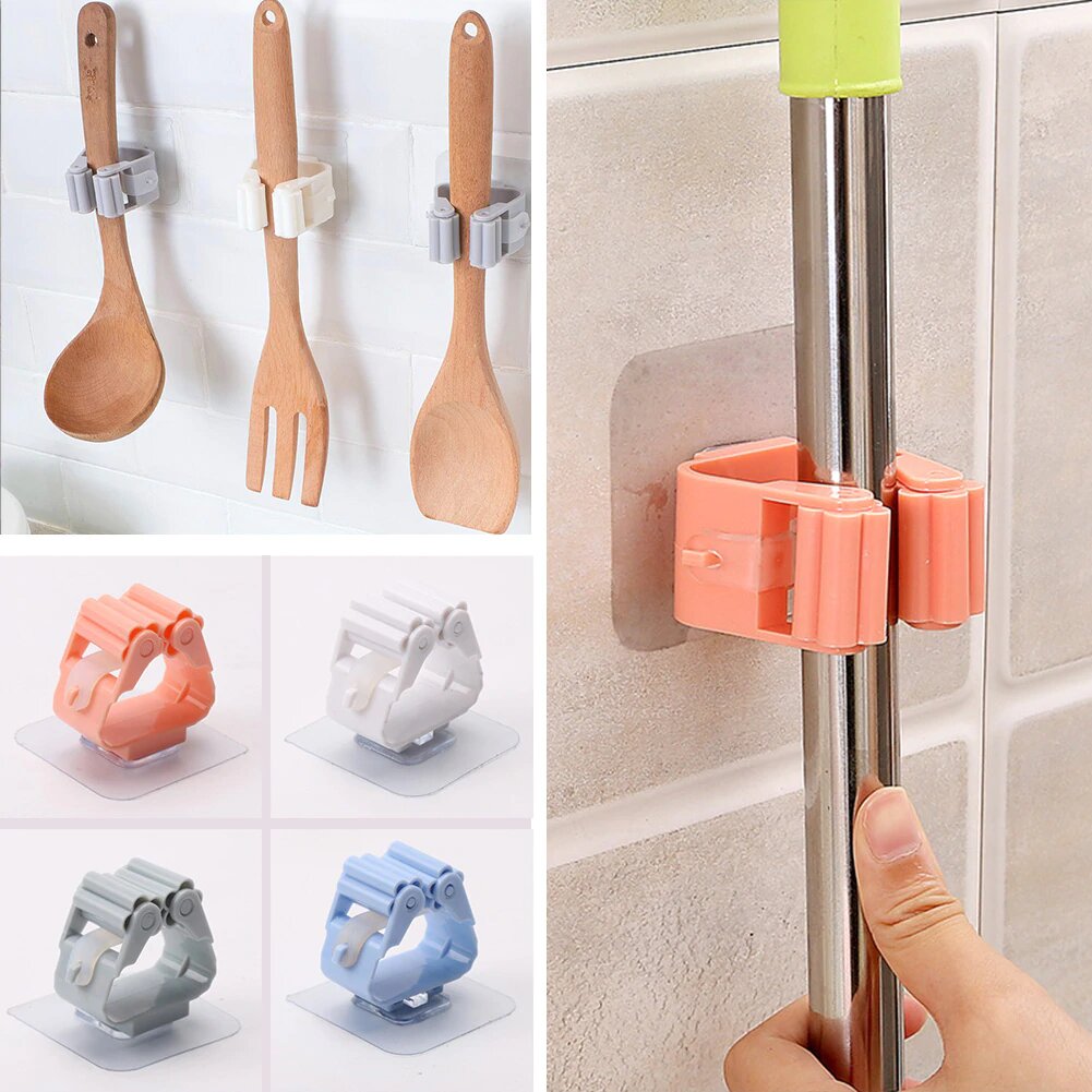 3Pcs Mop Broom Holder