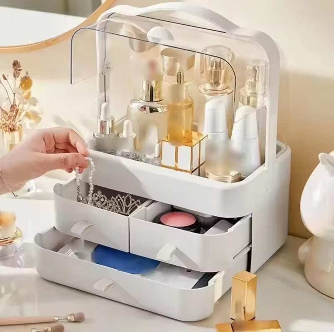 Modern Cosmetic Organizer Makeup Storage Holder 3 Layer
