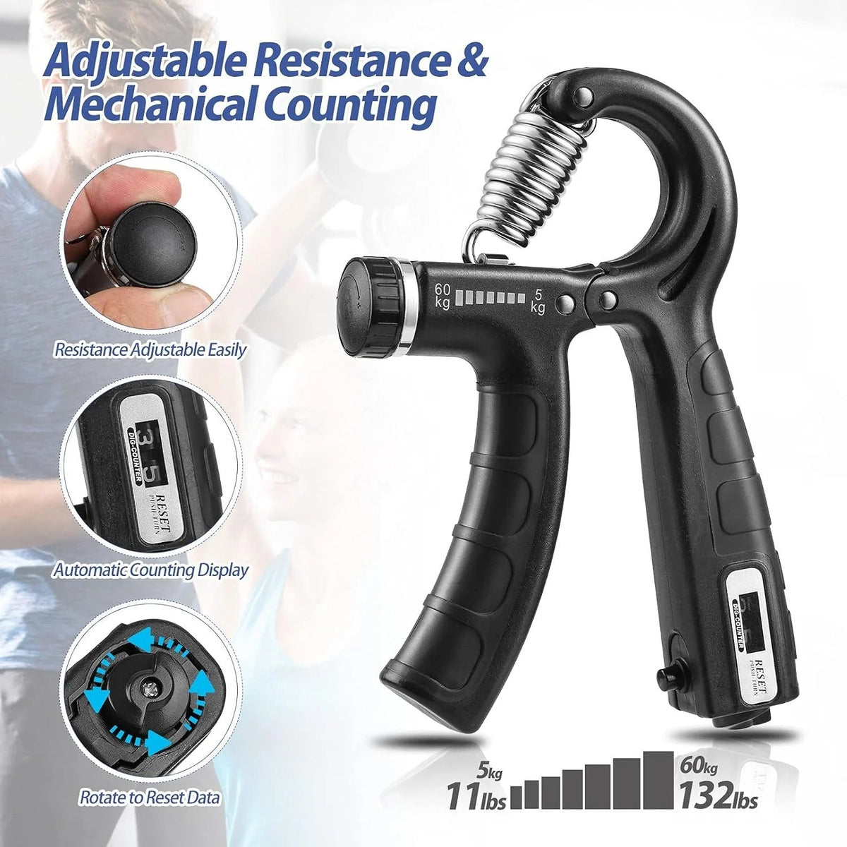 Hand Gripper Automatic Counter