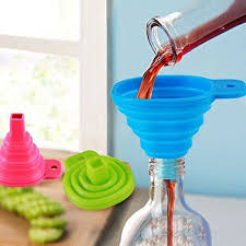 3 Pieces Collapsible Silicone Funnel