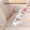 Cordless handheld hoover for mopping and vacuuming,
