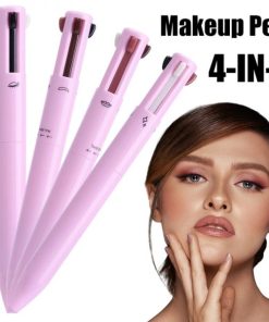 Multi-Effect 4 In 1 Eyeliner Eyebrow Pencil Contour Pen Long Lasting Waterproof 4 In 1 Pencil Makeup