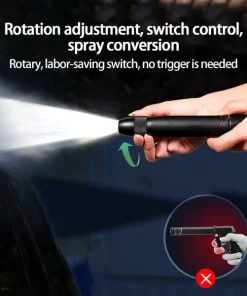 High Pressure Metal Adjustable Nozzle Water Spray Gun For Car Wash And Home Gardening Tool