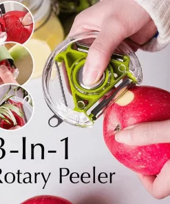 3 In 1 Compact Multifunctional Rotary Peeler For Potato And Vegetables Fruits