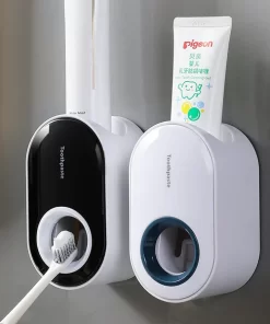 Toothpaste Dispenser Wall Mount For Bathroom Automatic Toothpaste Squeezer