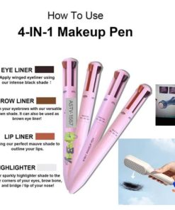 4 in 1 Original Makeup Pen ,Telescopic Hair Comb And Oil Control Rolling