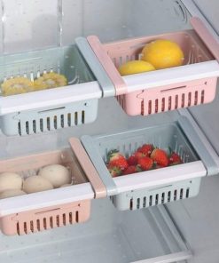 Pack Of 5 Adjustable-Fridge Storage Basket