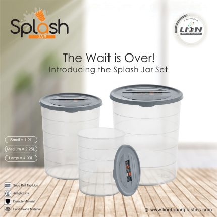 Splash Imorted Plastic Jar Set
