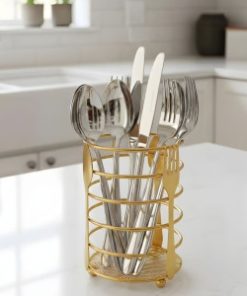 Fancy Golden Spoon Holder